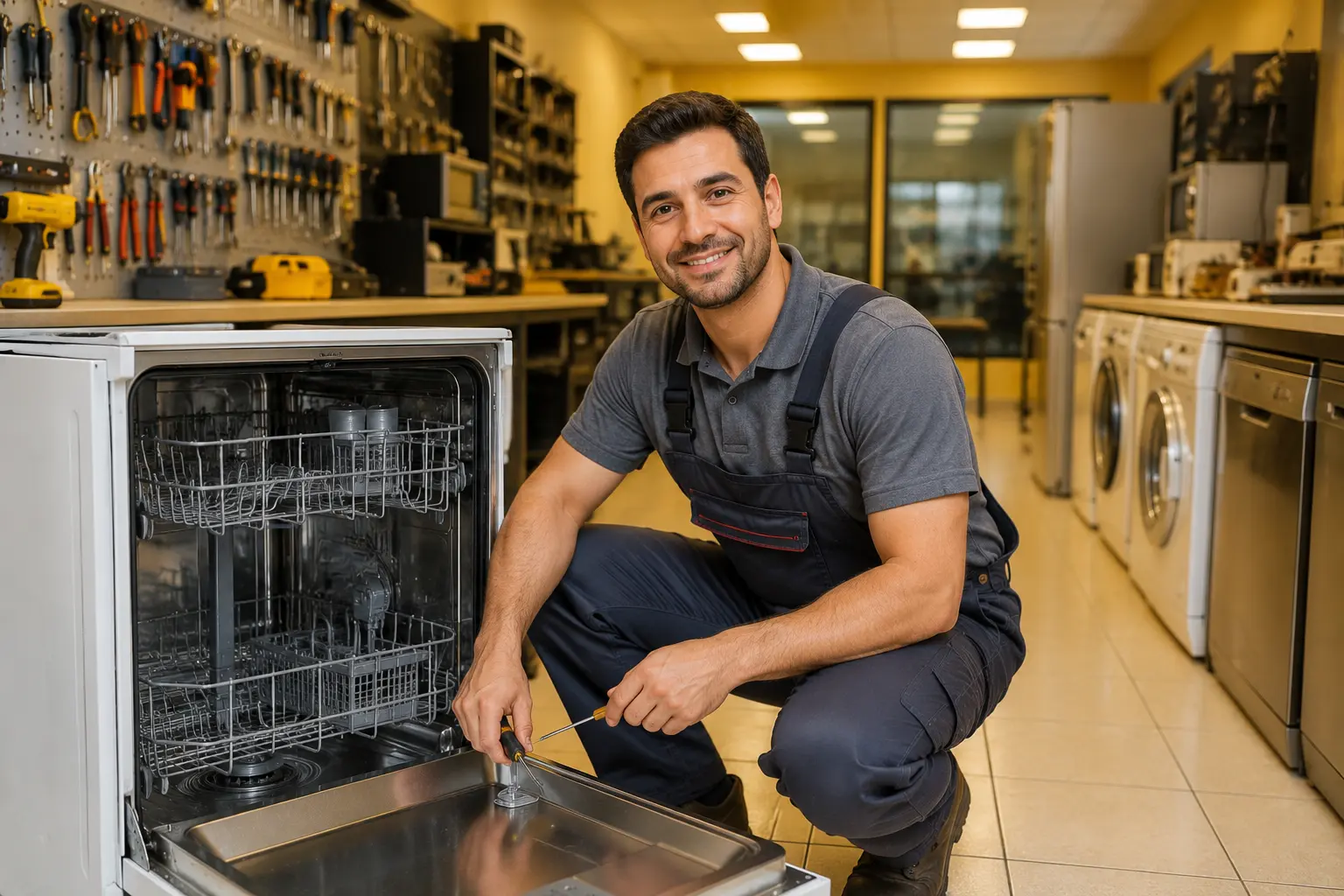 Aydın Samsung bulaşık makinesi tamiri ustası Mehmet Usta — Buharkent ve Efeler bulaşık makinesi uzmanı