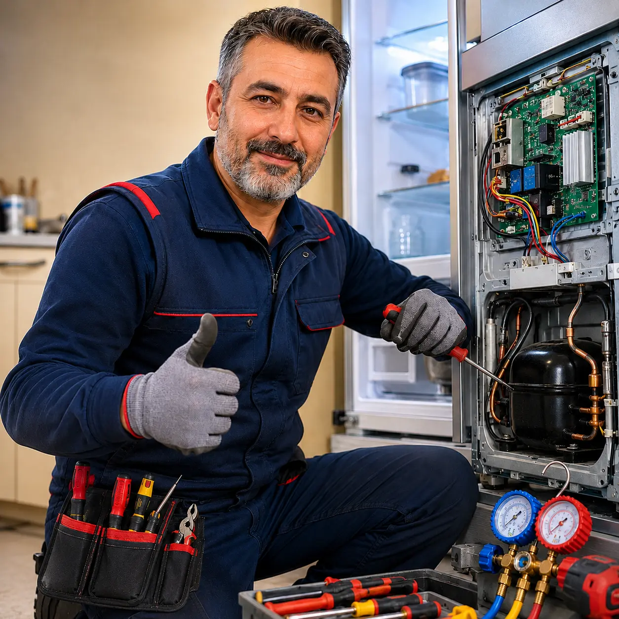 Aydın Samsung buzdolabı tamiri ustası Taner Usta — Karpuzlu ve Söke soğutma sistemleri uzmanı